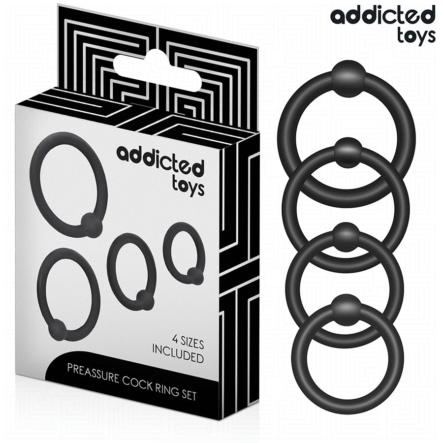 Addicted Toys - Penisringe aus Silikon 1 St