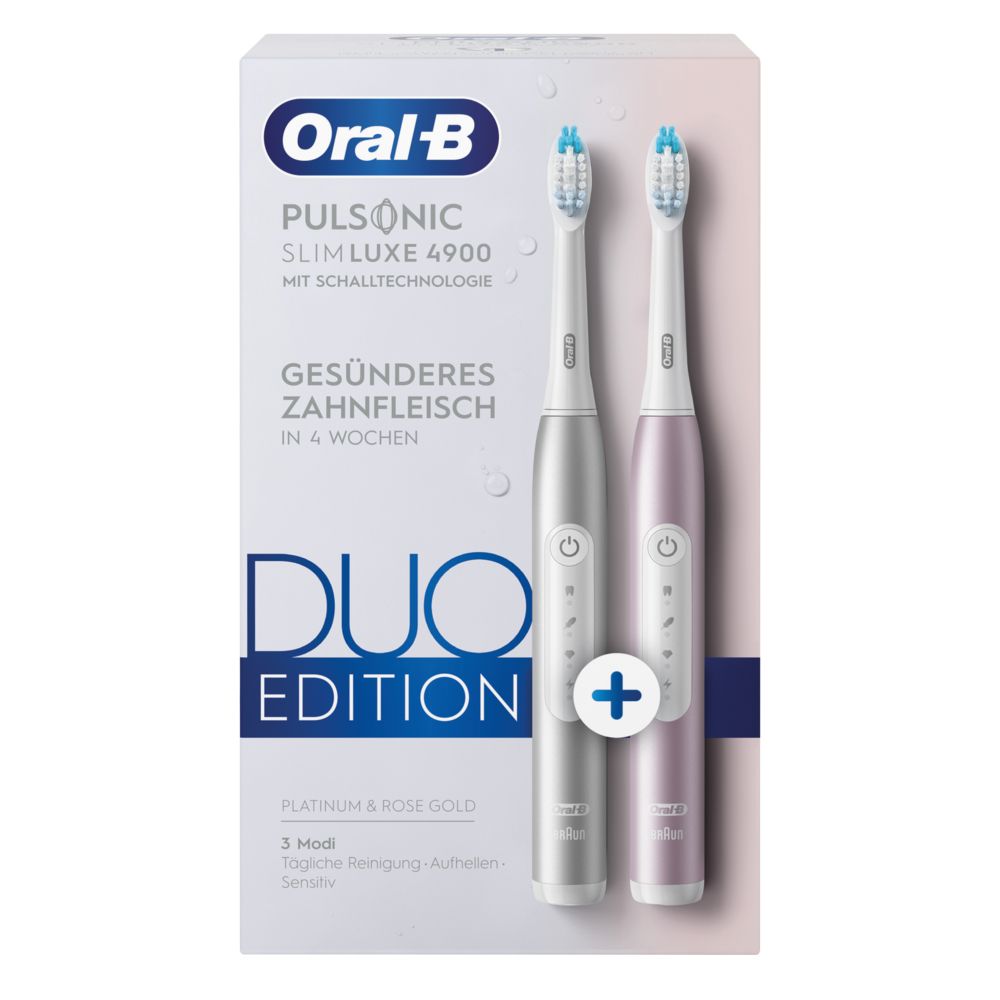 Oral-B - Elektrische Zahnbürste "Pulsonic Slim Luxe - 4900" + 2. Handstück