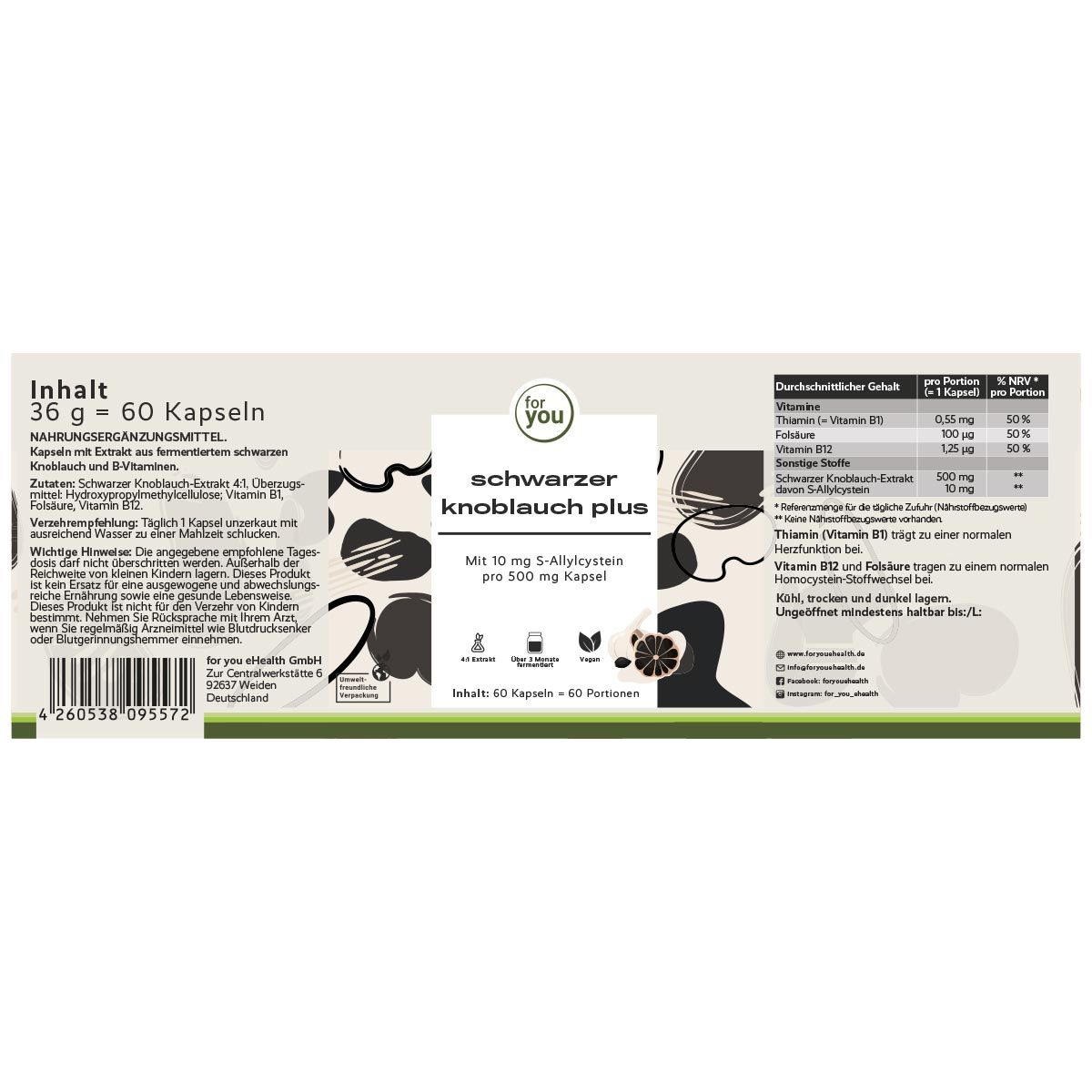 for you Schwarzer Knoblauch Plus