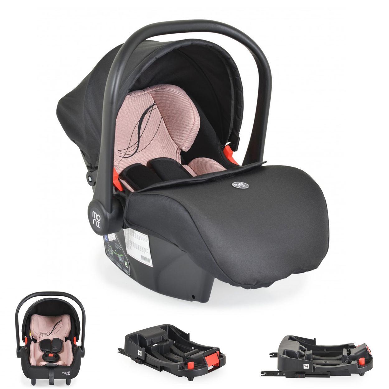Moni Babyschale Multi Set mit Isofixbasis (40-87 cm) 1 St