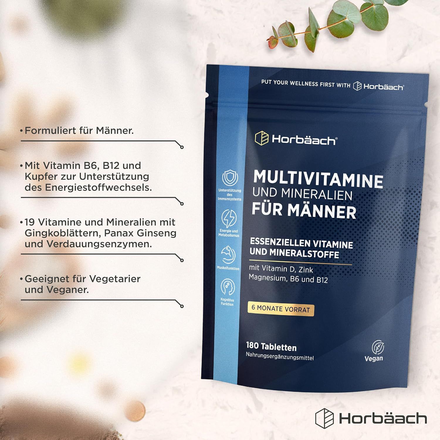 Horbäach Multivitamin für Männer