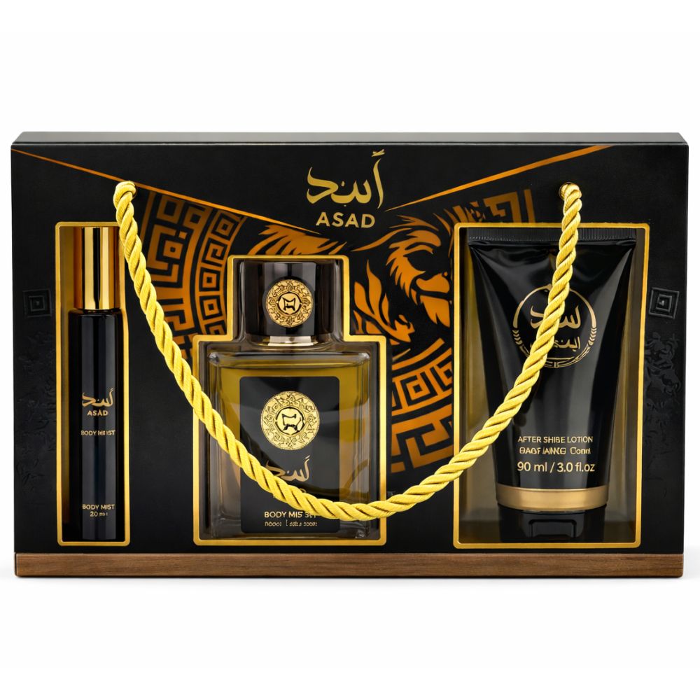 Mystical - Asad Geschenkset – Duftspray + Aftershave-Lotion