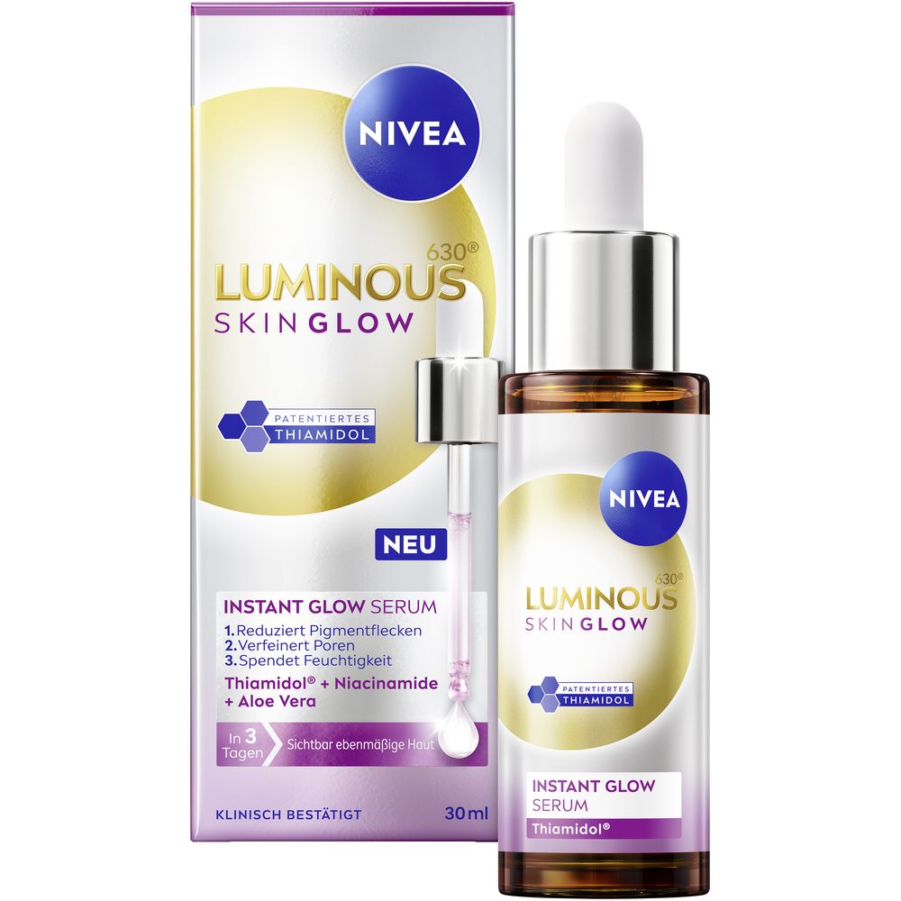 NIVEA LUMINOUS630 Skin Glow Routine Set Liquid Refiner & Instant Serum