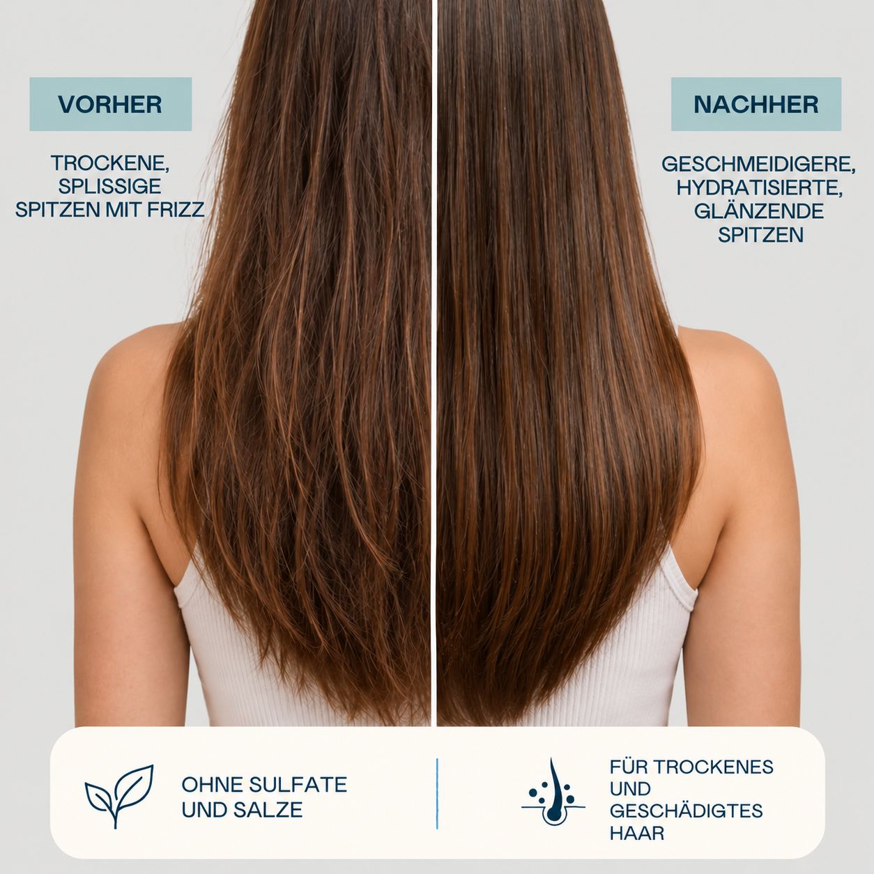 Flasche mit Pumpspender, 50 ml, für blondes Haar.