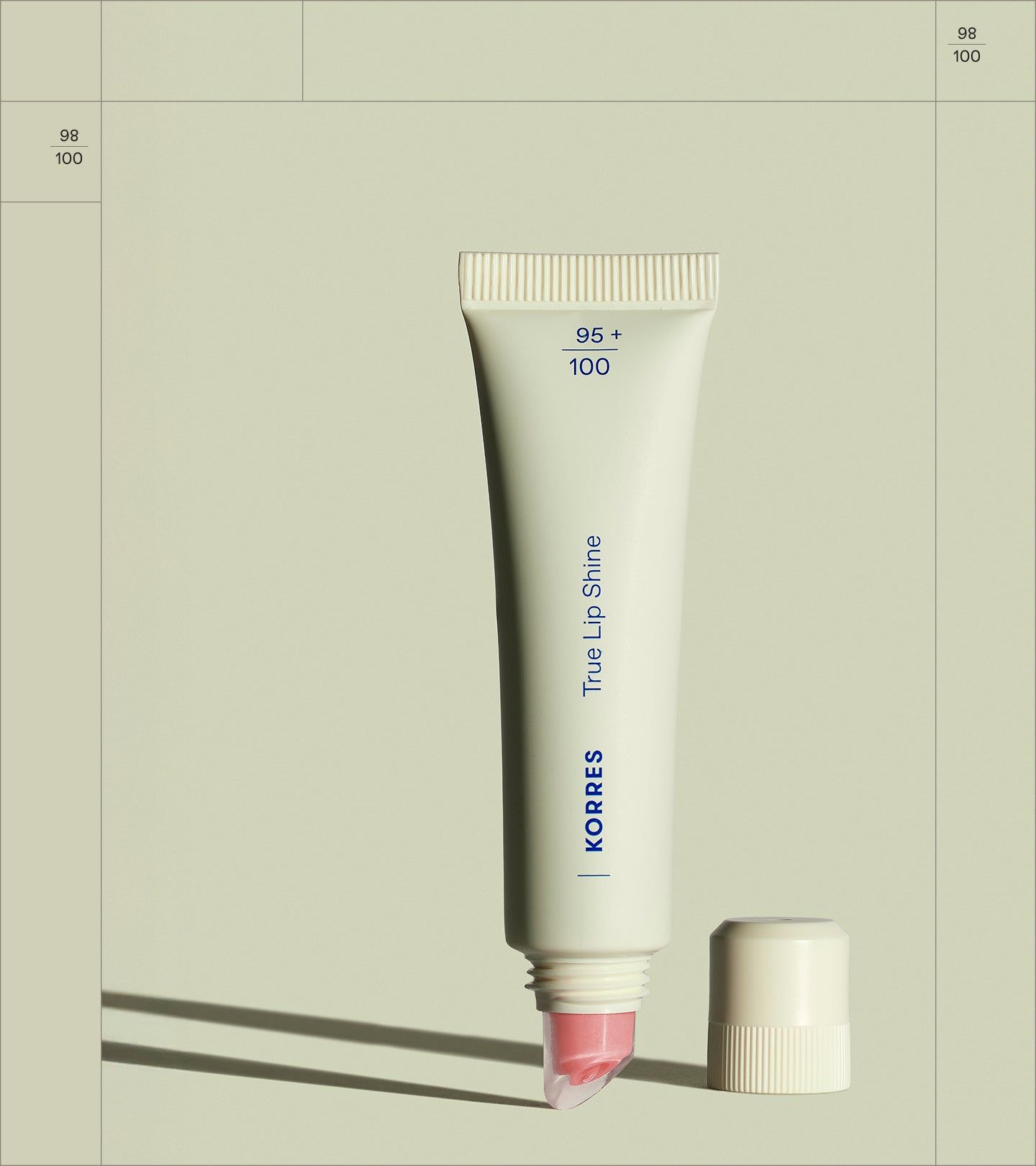 Korres True Lip Shine 12 Rosewater 10 mg Tube