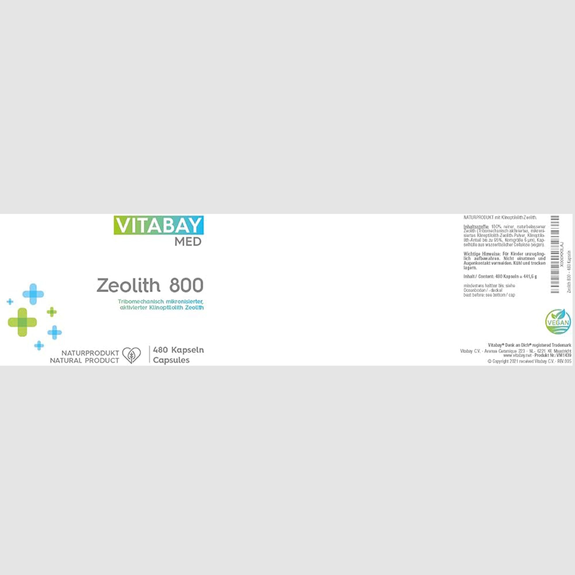 Vitabay Zeolith 800 MG