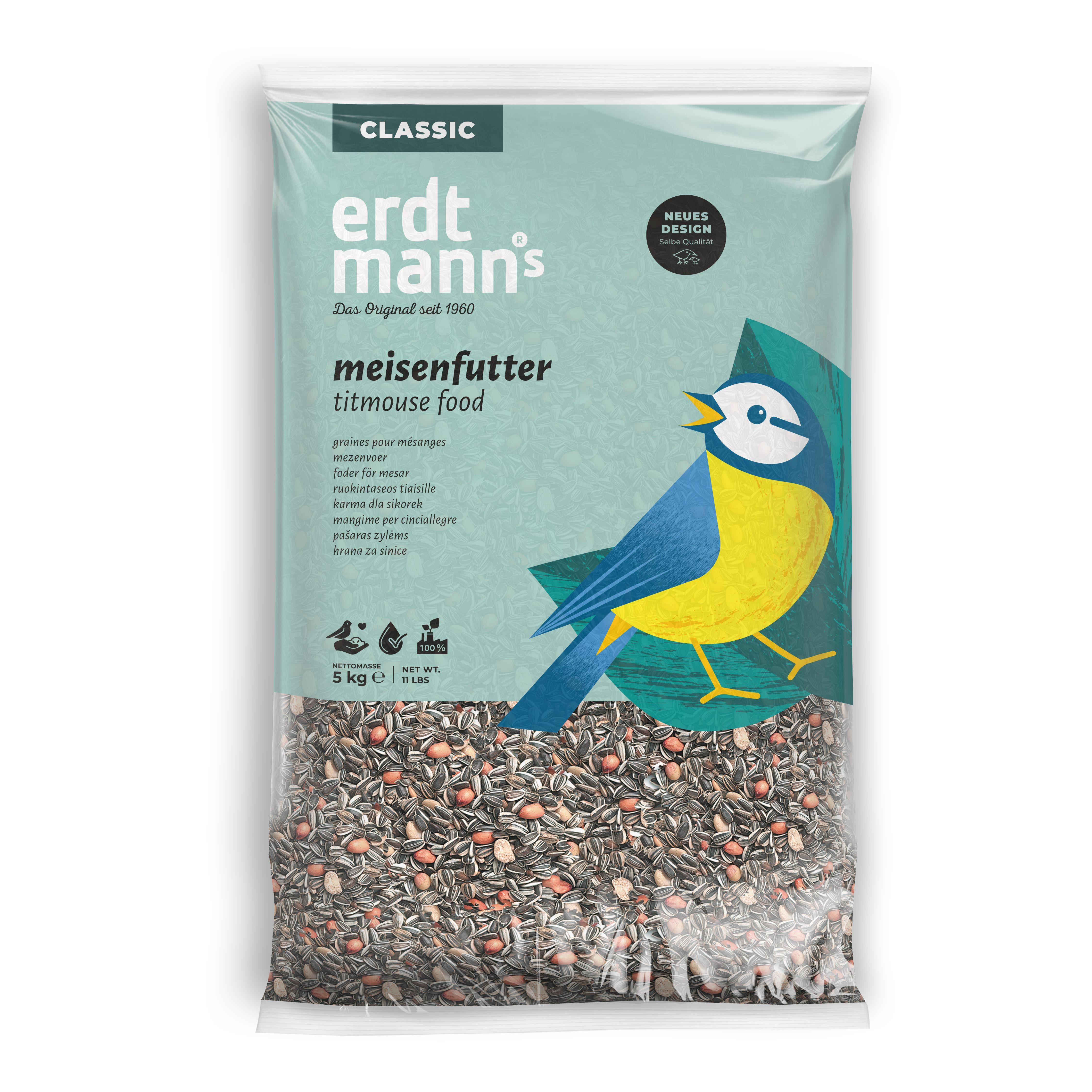 Erdtmanns Meisenfutter für Wildvögel 5 kg