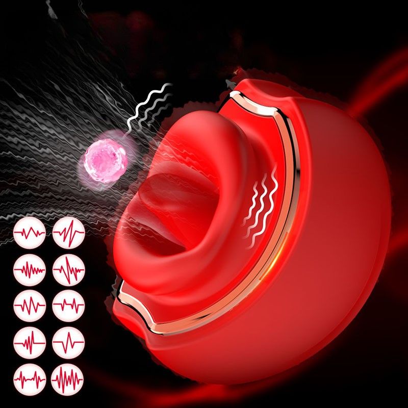 Pleasure Place Oralvibrator mit Leckzunge