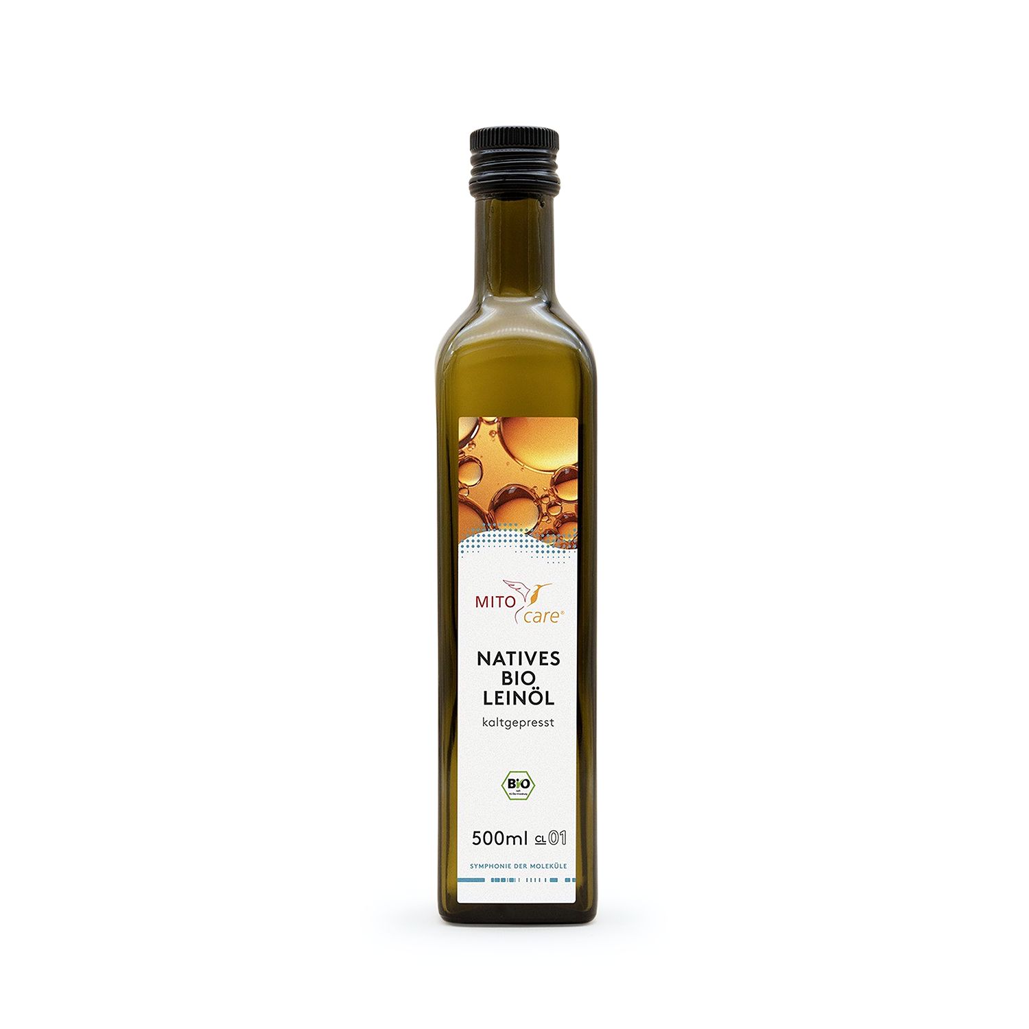 MITOcare® Natives Bio Leinöl 500 ml Öl