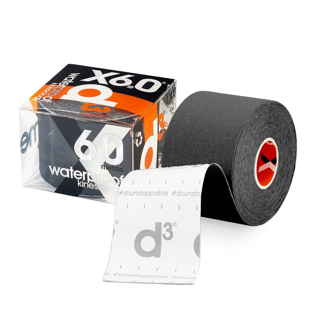 d3 X6.0 Kinesiology Tape Xtreme Waterproof