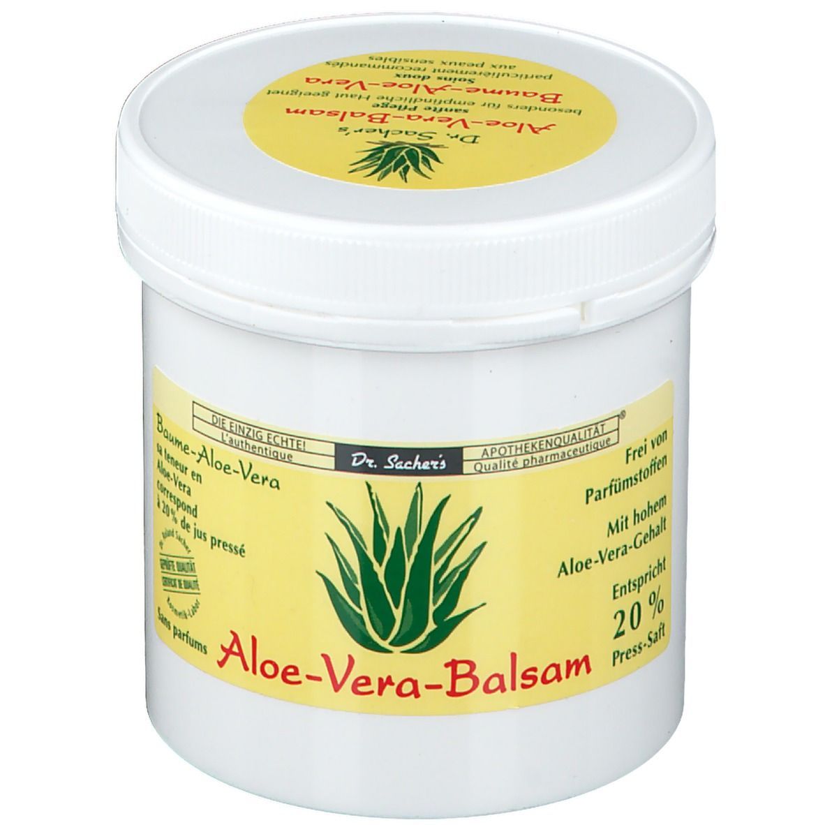 Baume à l'aloe vera 20 % du Dr. Sacher's