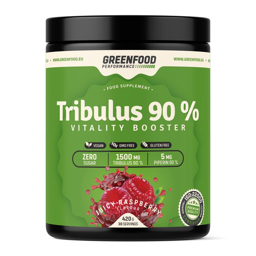 GreenFood Nutrition Performance Tribulus 90% Juicy Raspberry