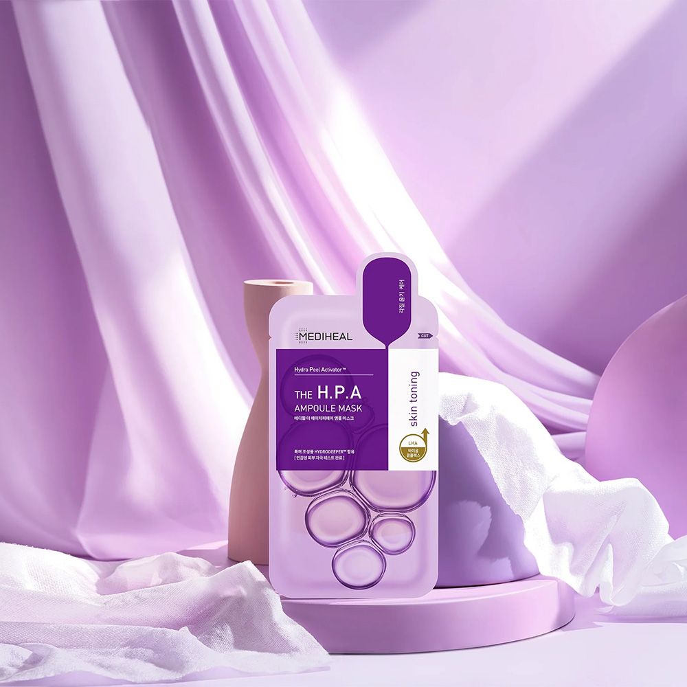 MEDIHEAL The H.P.A Glowing Ampoule Exfoliating Face mask