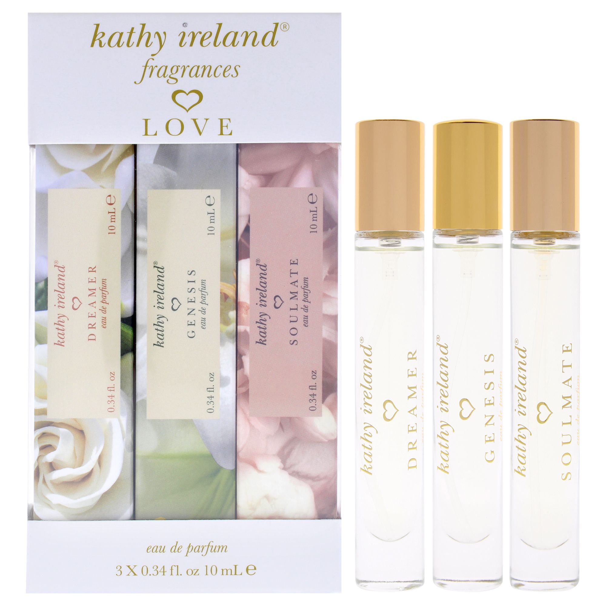 Love Mini Gift Set by Kathy Ireland 3 Pc