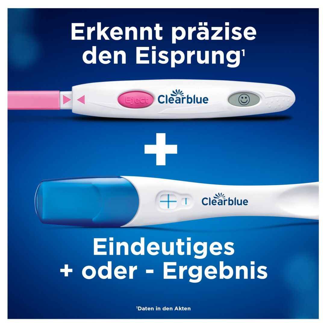 Clearblue Kinderwunsch Kombipack Ovulationstest & Schwangerschaftstest