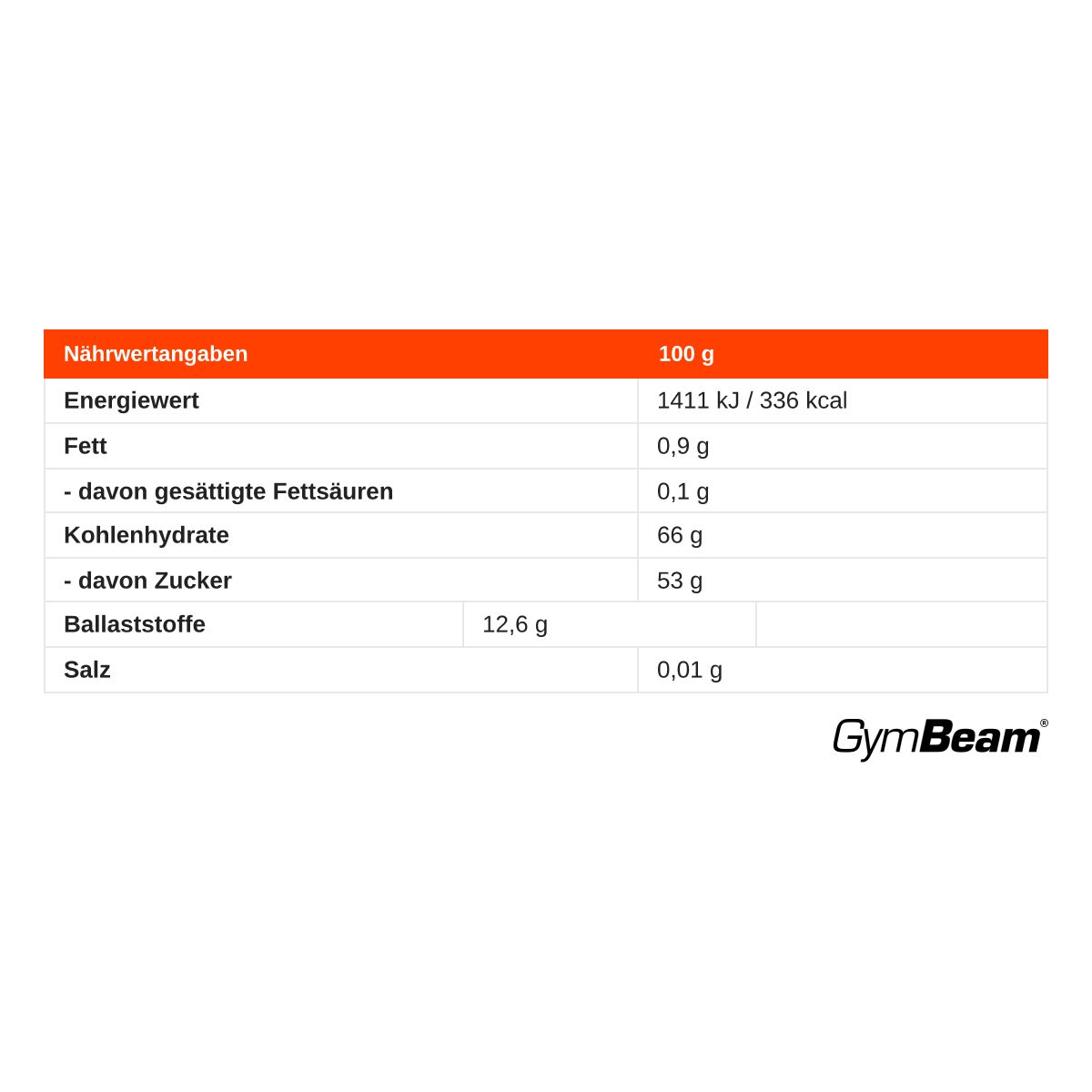 GymBeam Beeren-Bananen-Mix gefriergetrocknet