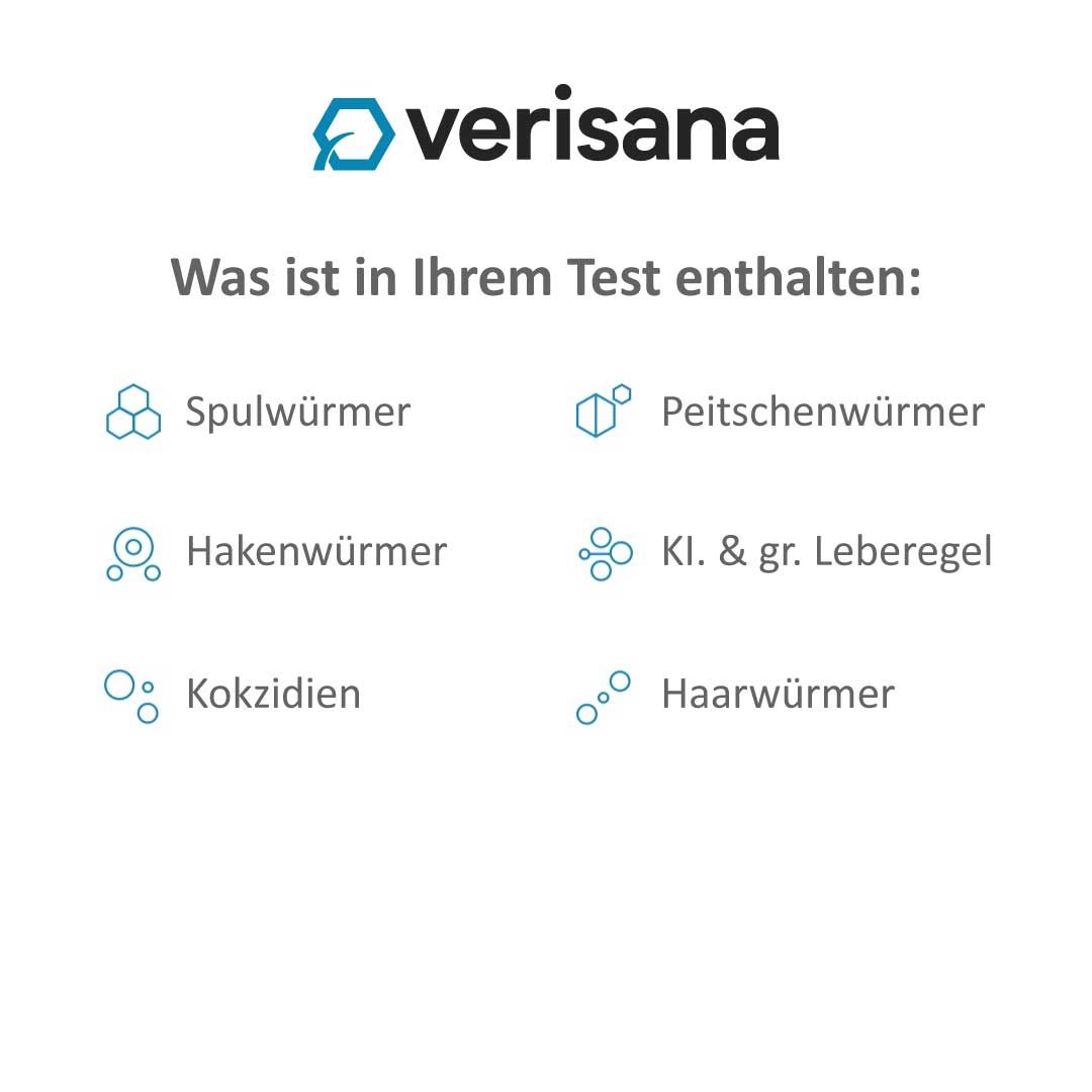 Verisana Wurmtest Hund Basis