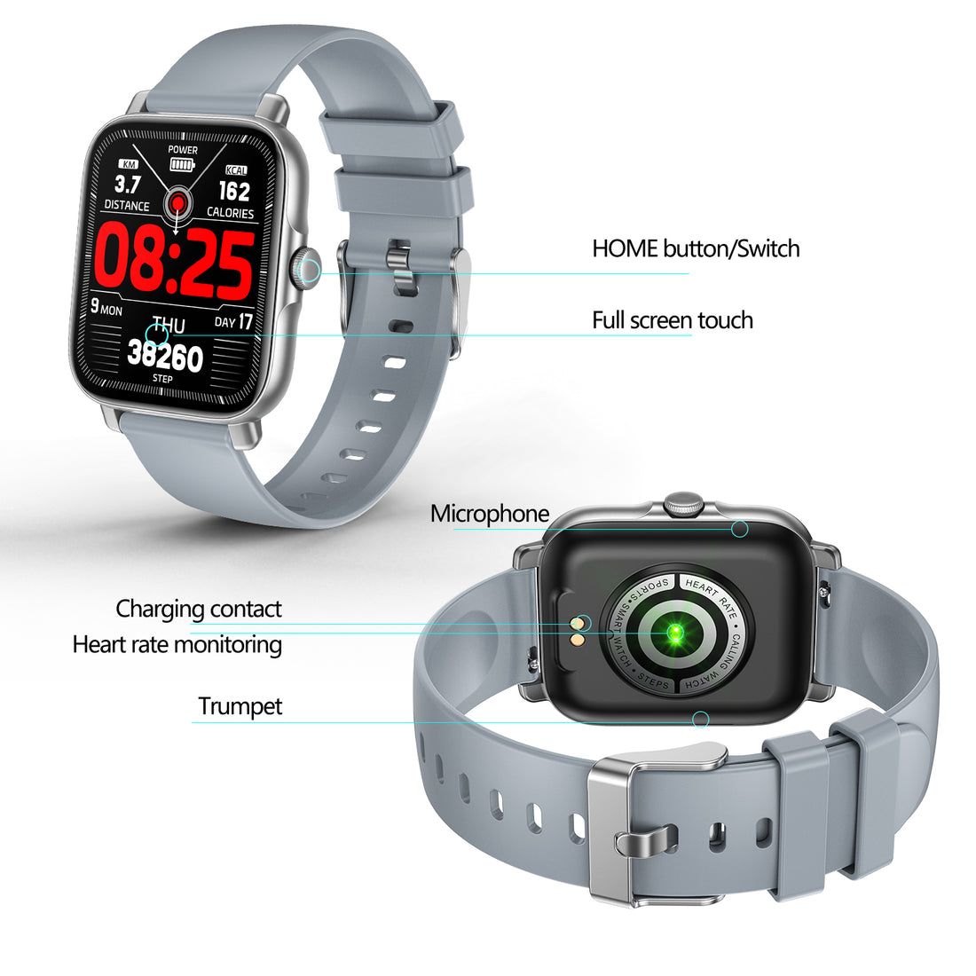 Platyne Multifunktionale Smartwatch