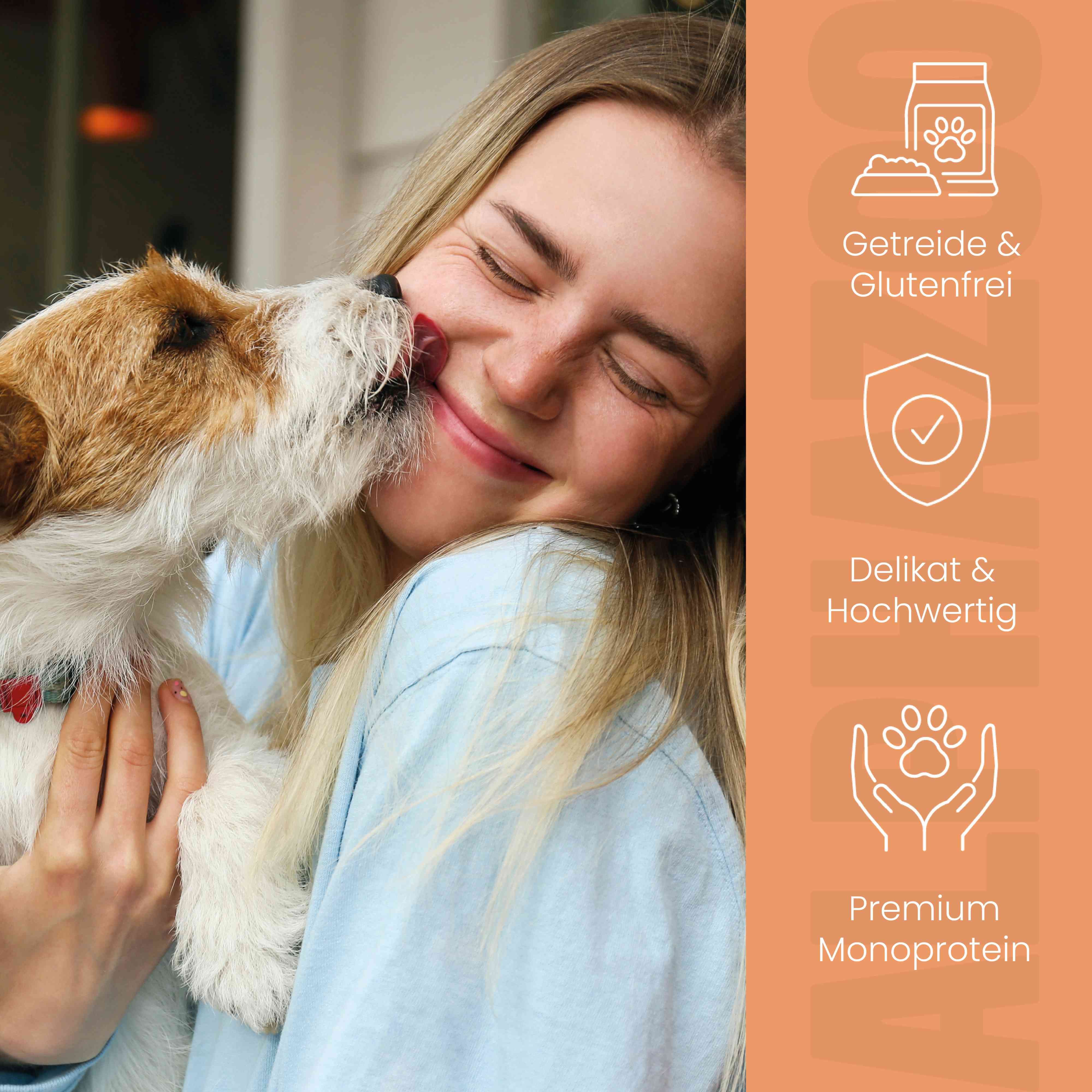 alphazoo Angus Rind + Lamm Nassfutter für Adult Hunde