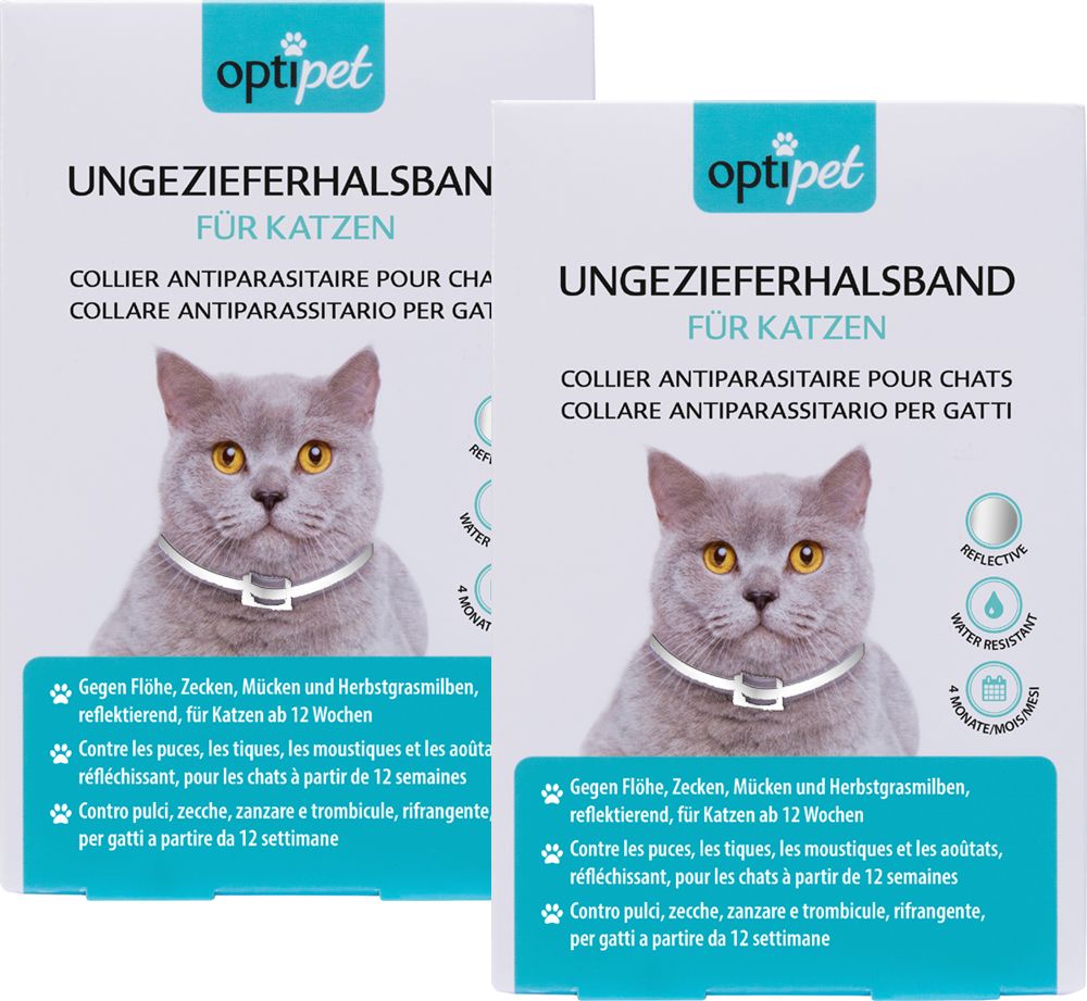 OptiPet Ungezieferhalsband für Katzen