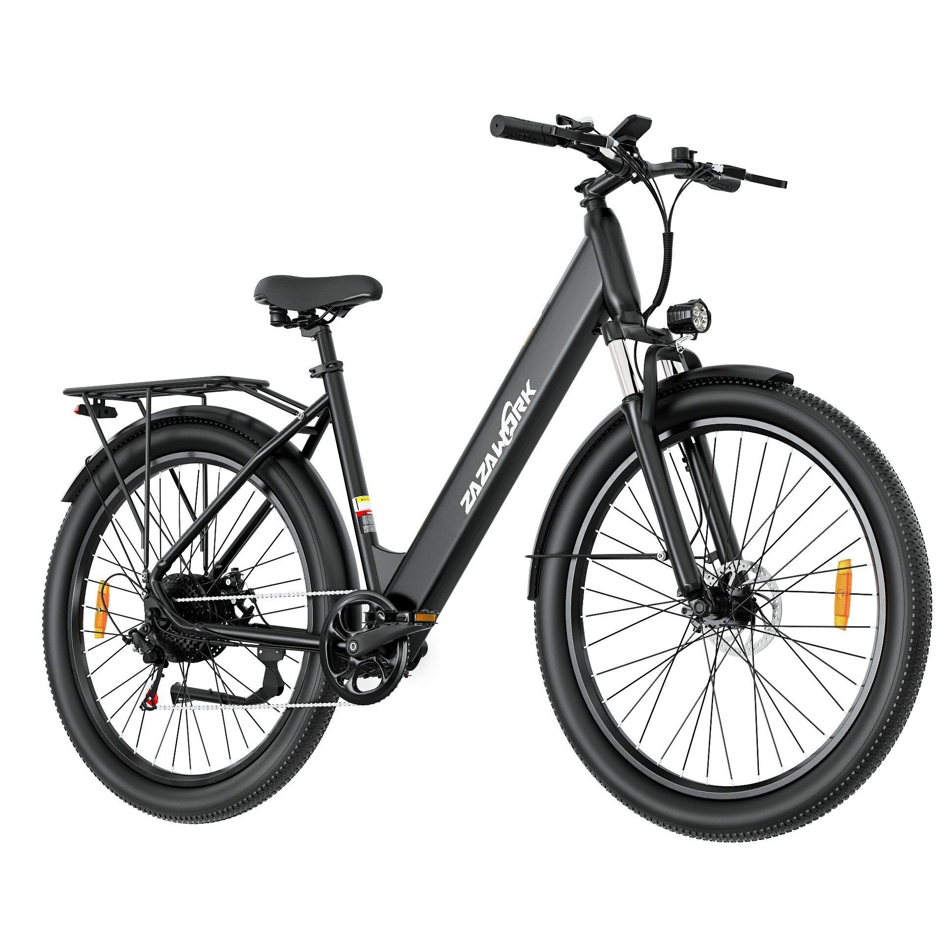 Zazawork C28 Elektrofahrrad für Erwachsene, 36V 20Ah Akku 1 St