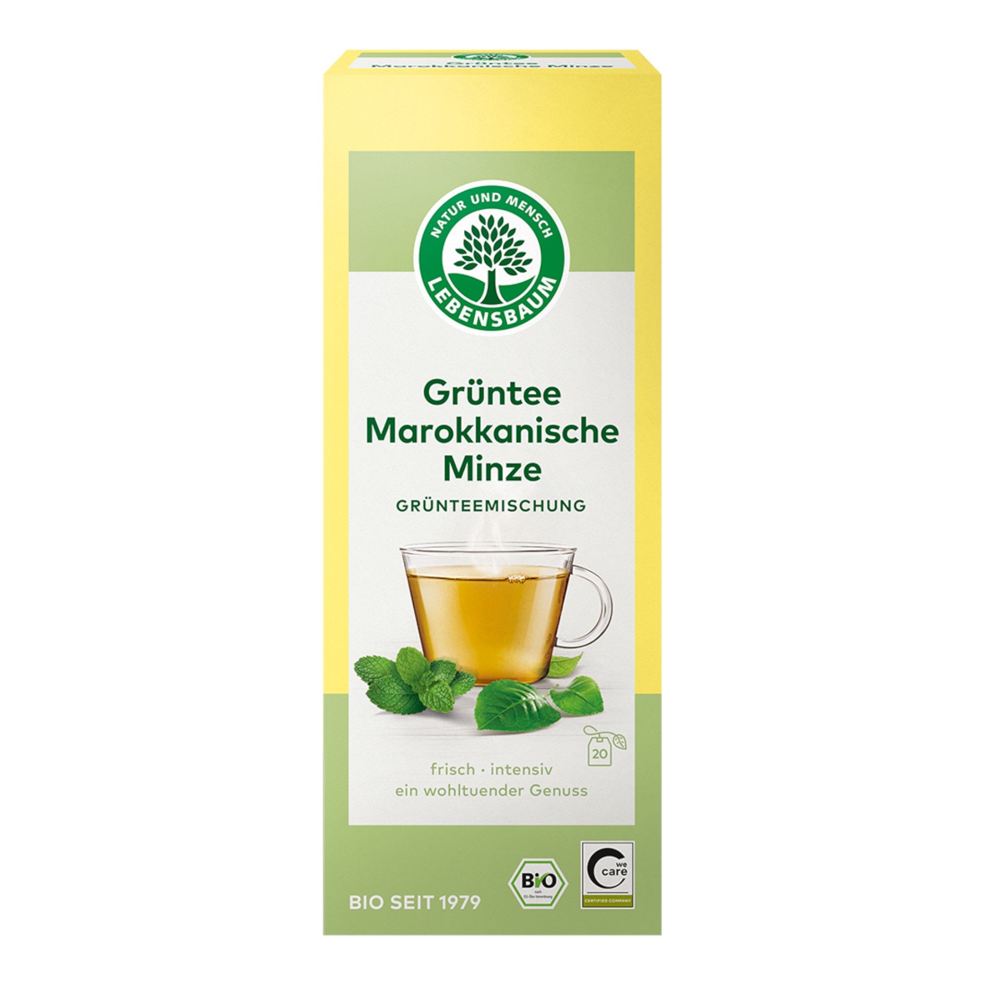 Bio Grüntee Marokkanische Minze 40 g Tee