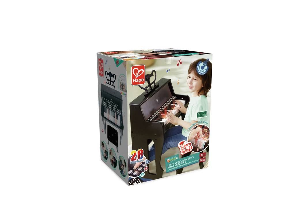 Hape Leuchttasten-Piano mit Hocker