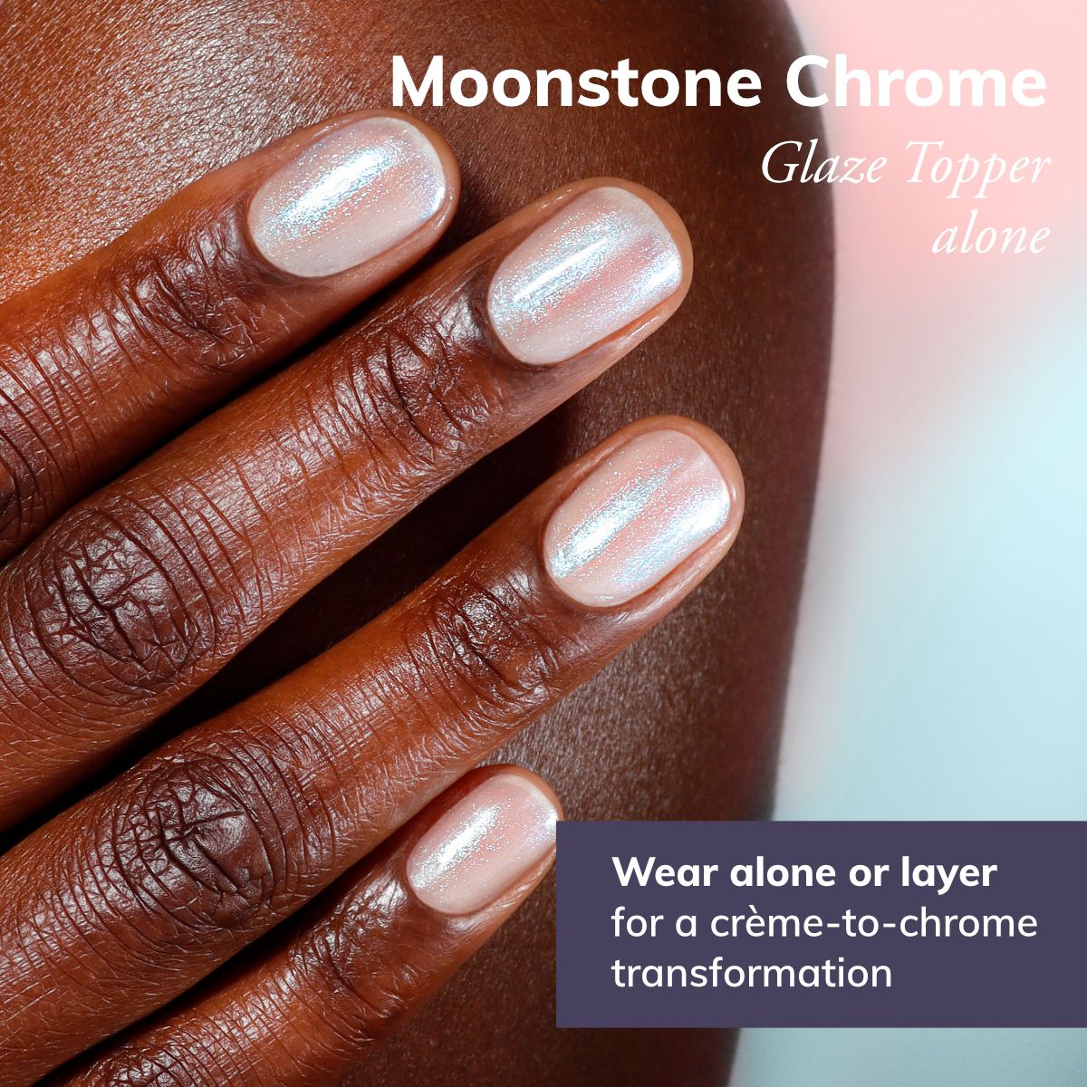 LONDONTOWN lakur Moonstone Chrome Topper Nagellack