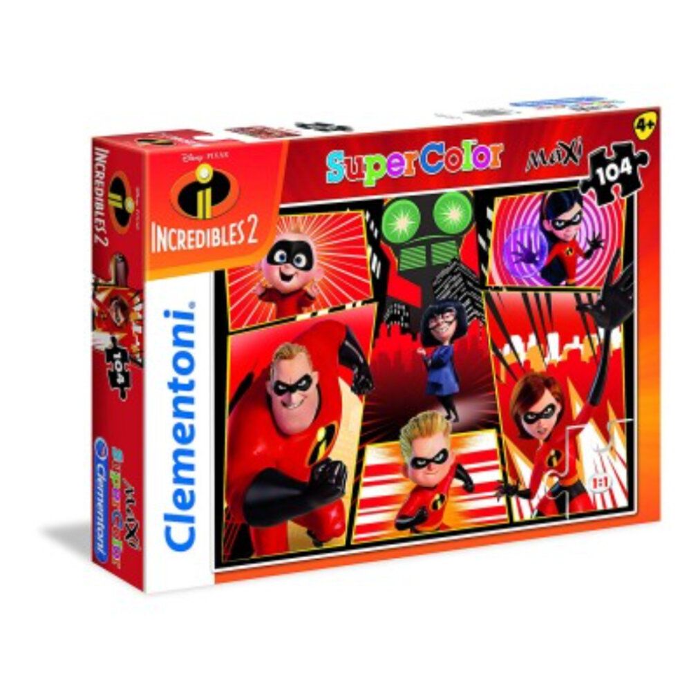 Clementoni 104Pcs.Puzzle The Incredibles 2 27106 x