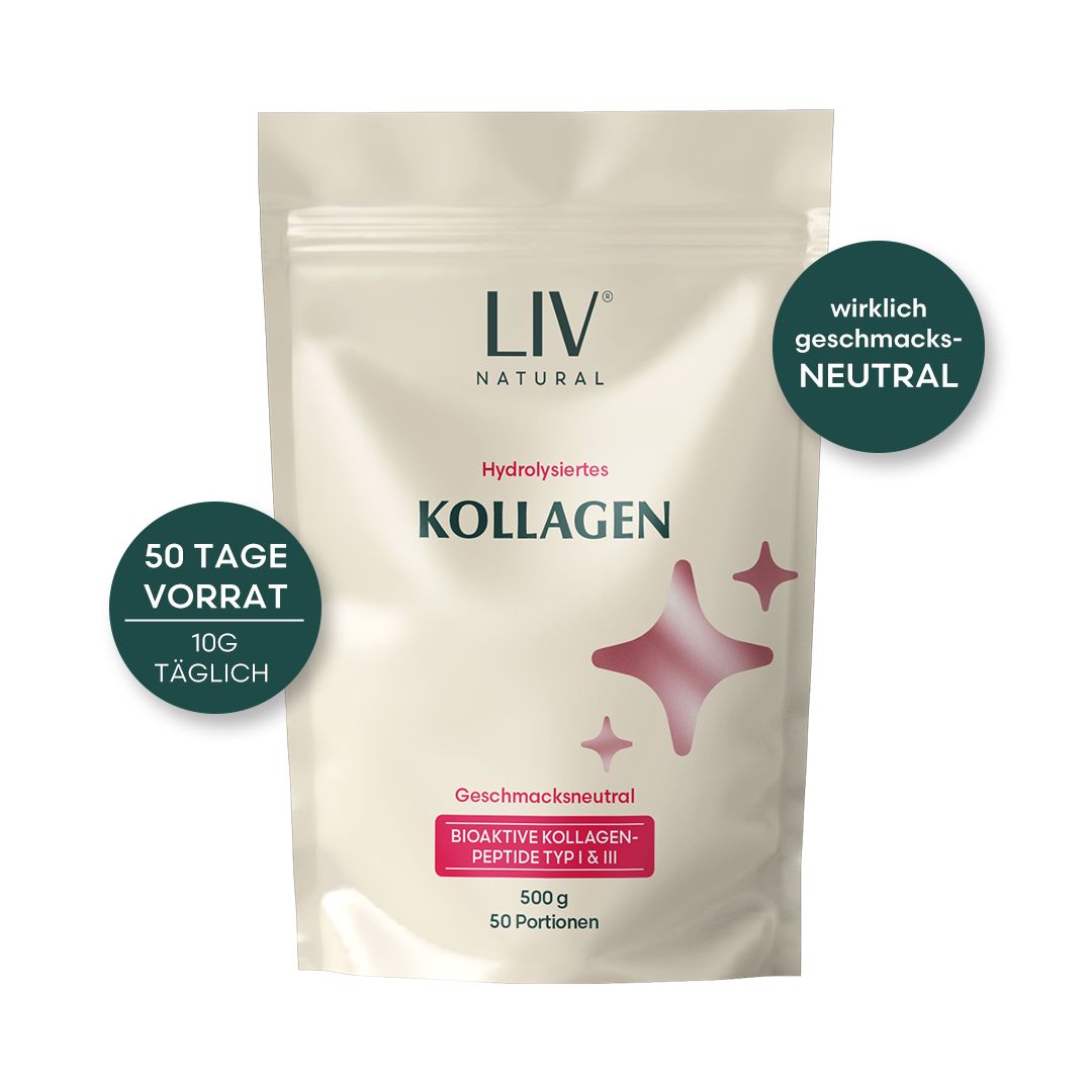 LIV Kollagen Pulver NEUTRALER GESCHMACK & GERUCH 50 Portionen