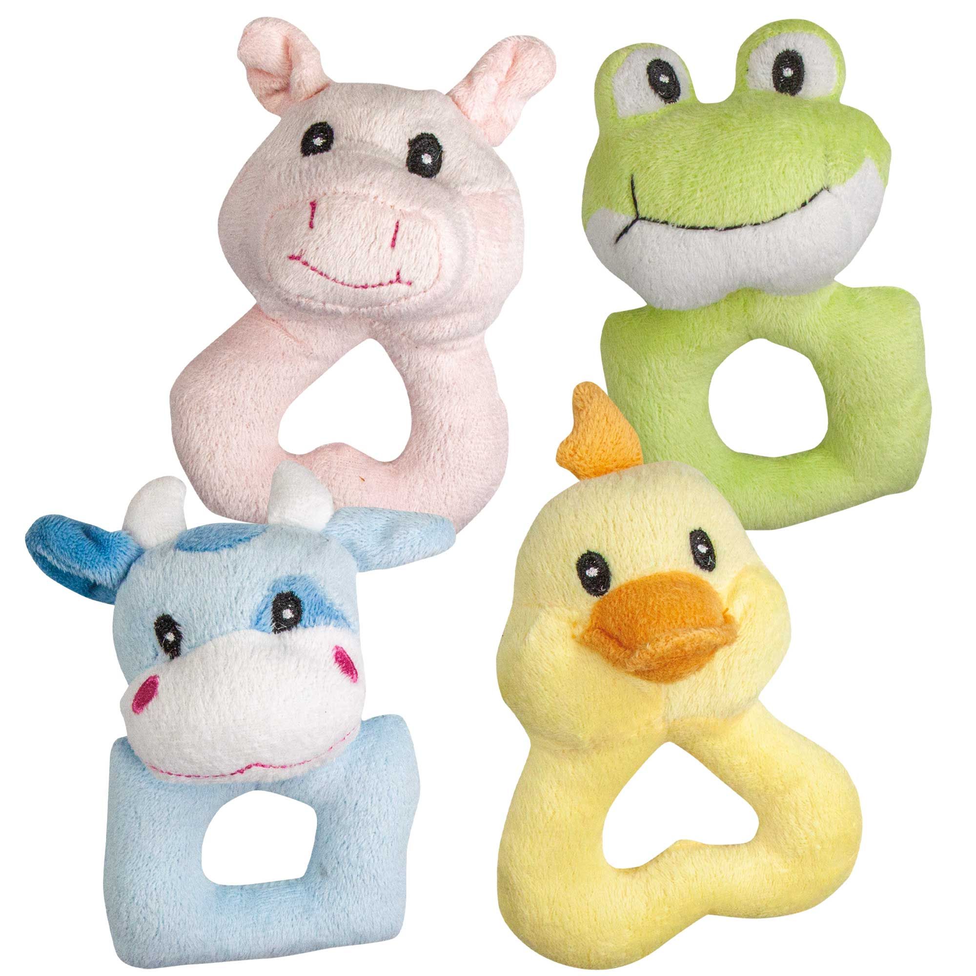 Welpen-Spielzeug Set - kuschelweiches Plüschspielzeug-Set für Welpen
