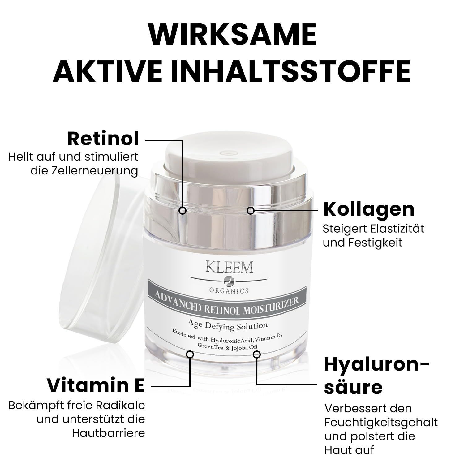 Kleem Anti-Aging Retinol Nachtcreme