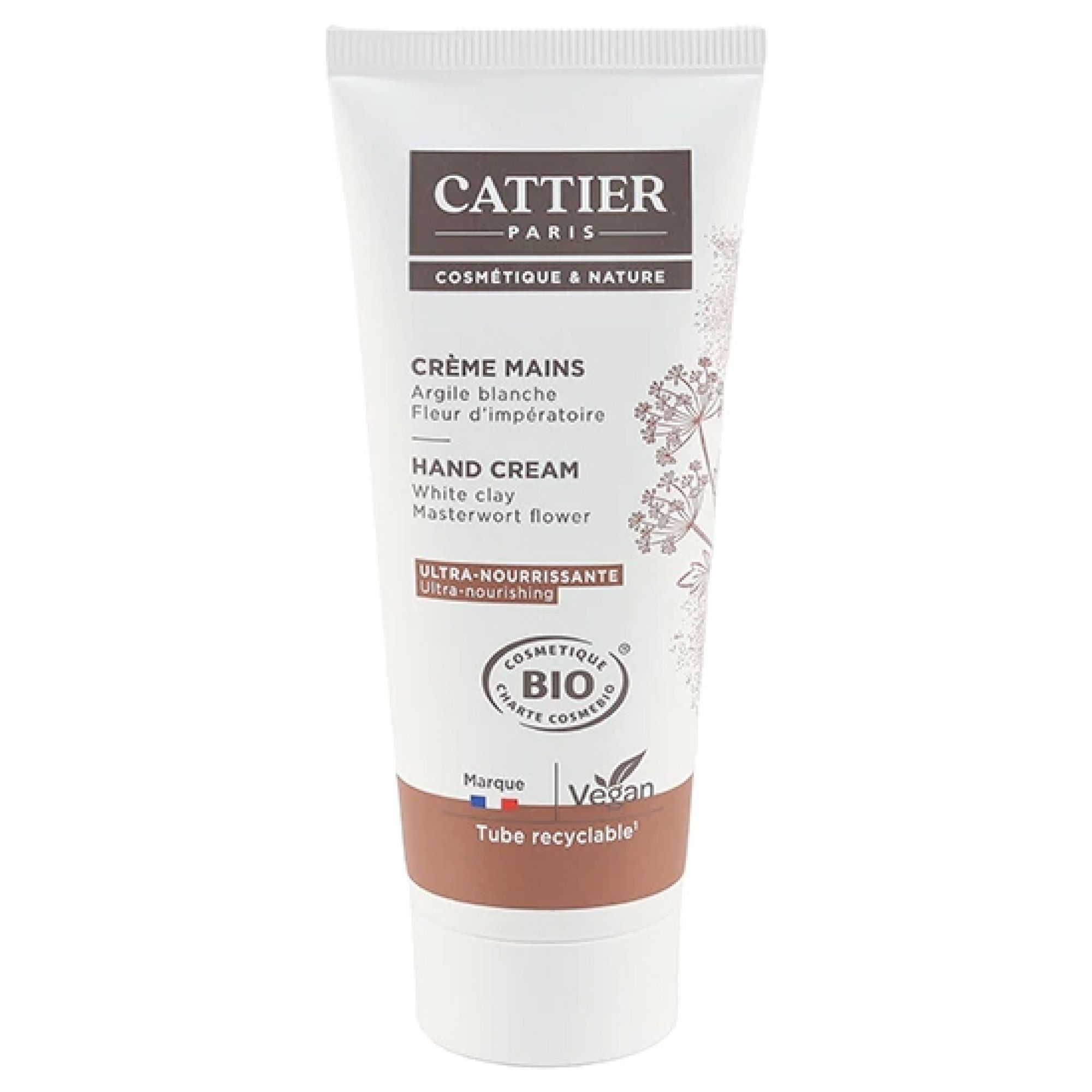 Cattier Ultra-Nährende Handcreme Bio 5,6x3,5x13,2 cm Gel