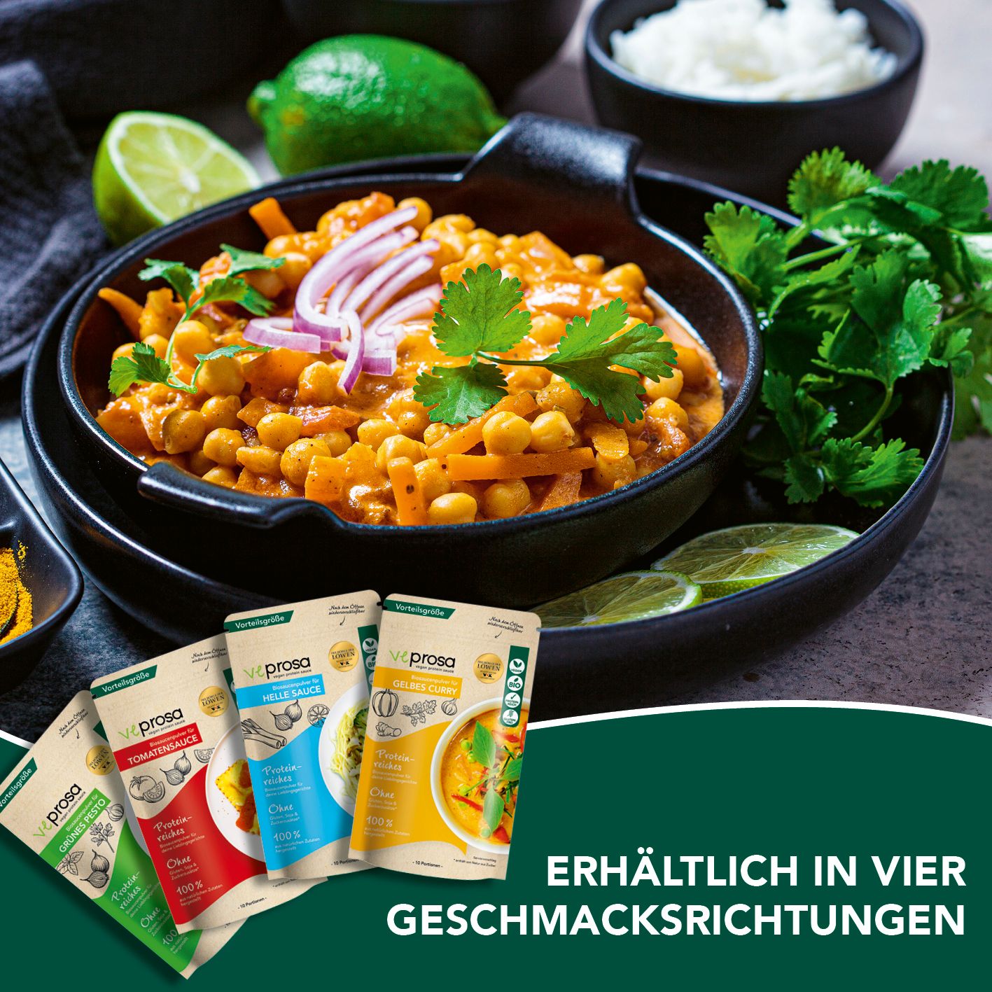 veprosa BIO Saucenpulver für gelbes Curry