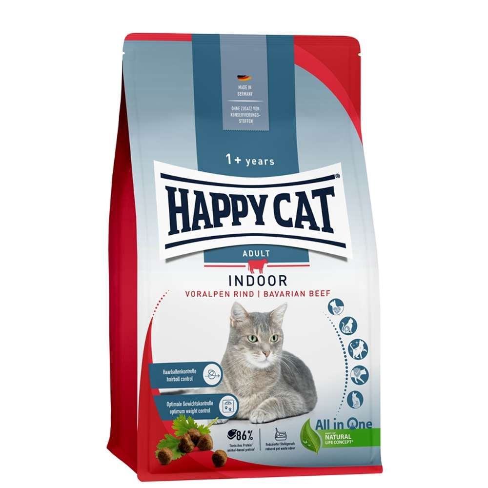 Happy Cat - Indoor Voralpen Rind 300 g Futter