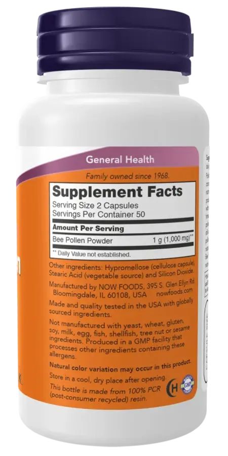 NOW FOODS Bienenpollen 500 mg