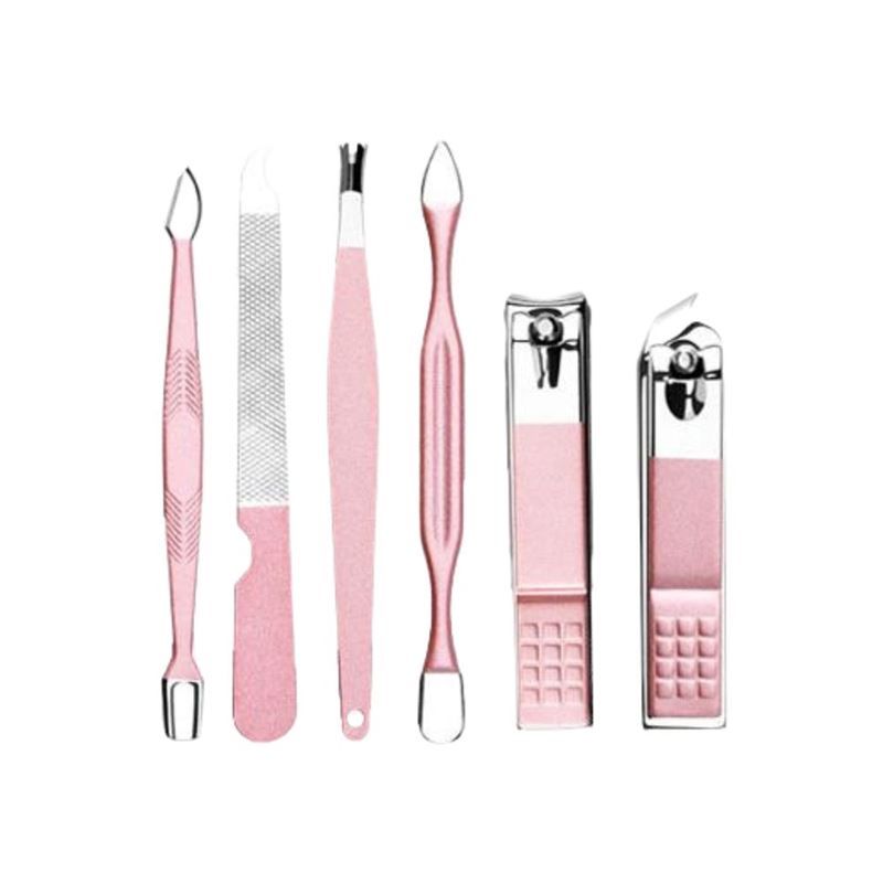 UNIQ 18-in-1 Maniküre-/Pflege-Set für Nägel, Füße, Gesicht - Rose Gold