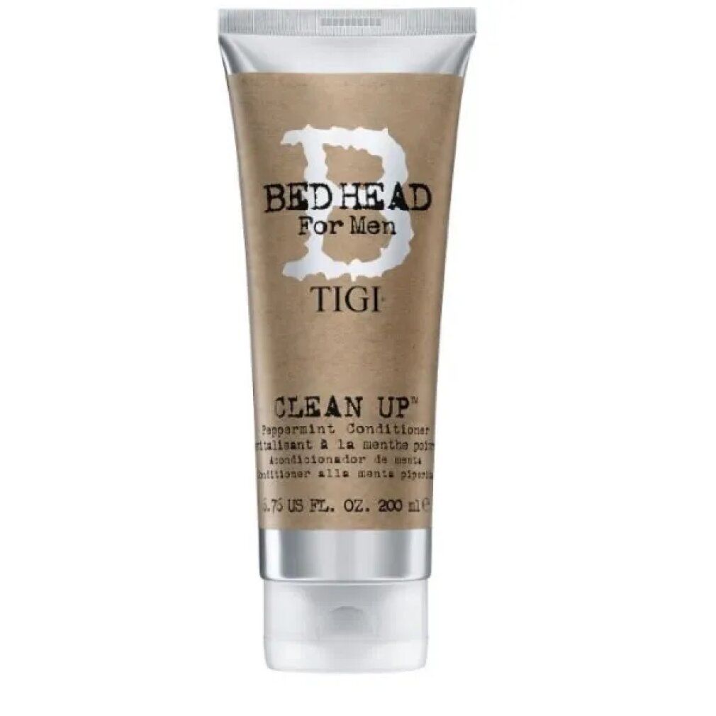 Tube Conditioner. Marke: Bed Head For Men, Tigi. Text: Clean Up Peppermint Conditioner. 200 ml.