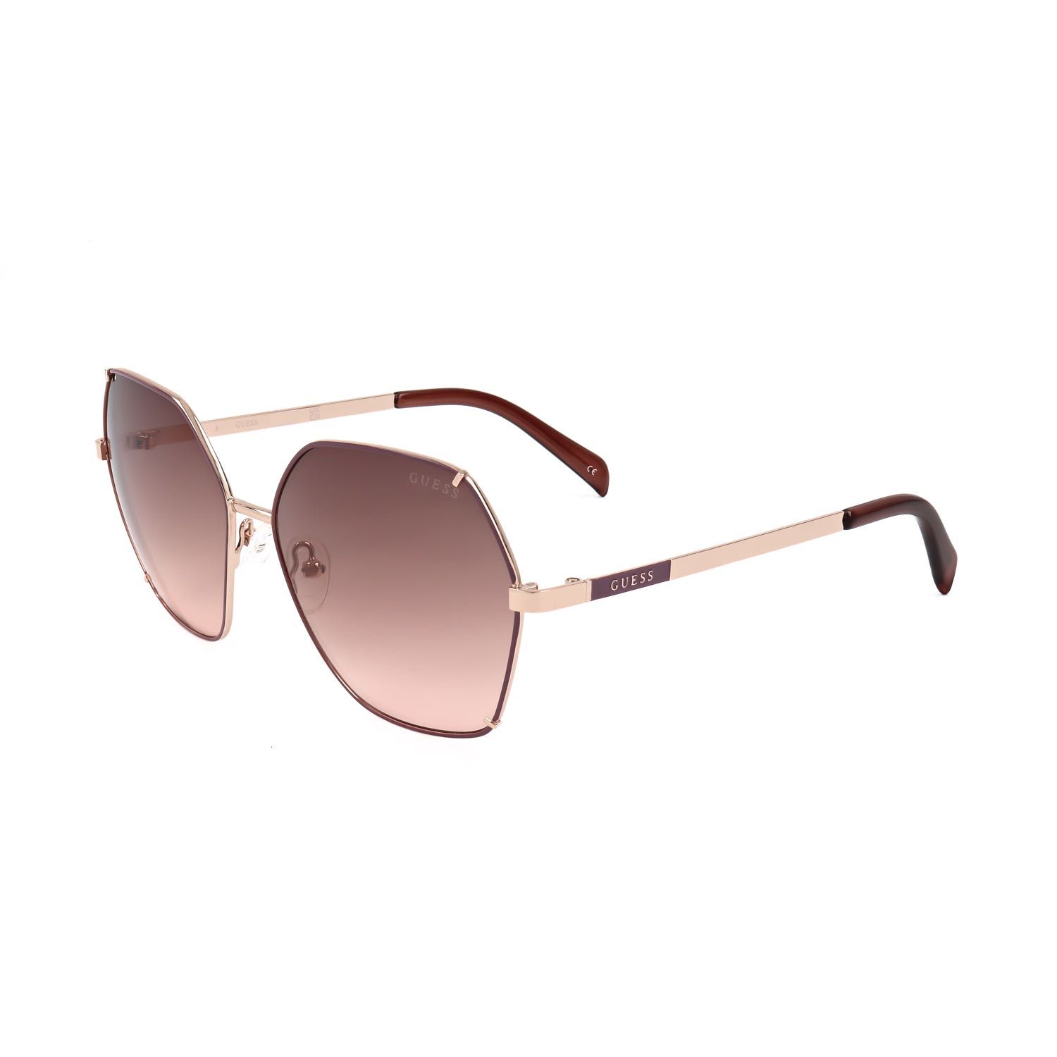 Guess Factory occhiali da sole donna GF6168 rose gold-coloured brown