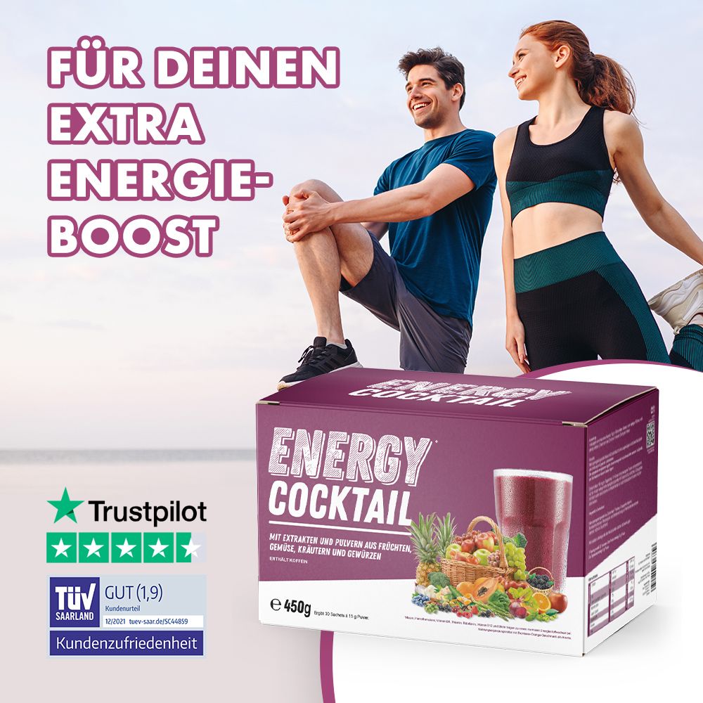 Energy Cocktail Sachets 30 St Beutel