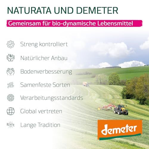 Naturata und Demeter: Gemeinsam für biodynamische Lebensmittel. Siegel und Prinzipien.