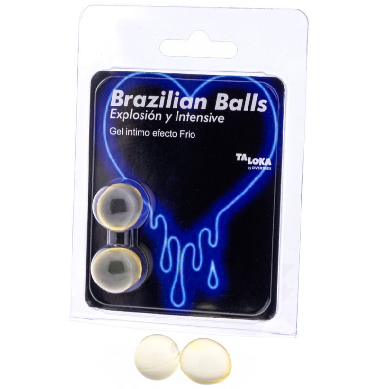 Taloka - 5 Brasilianische Kugeln mit Kälte- & Vibrations-Effekten 2 St
