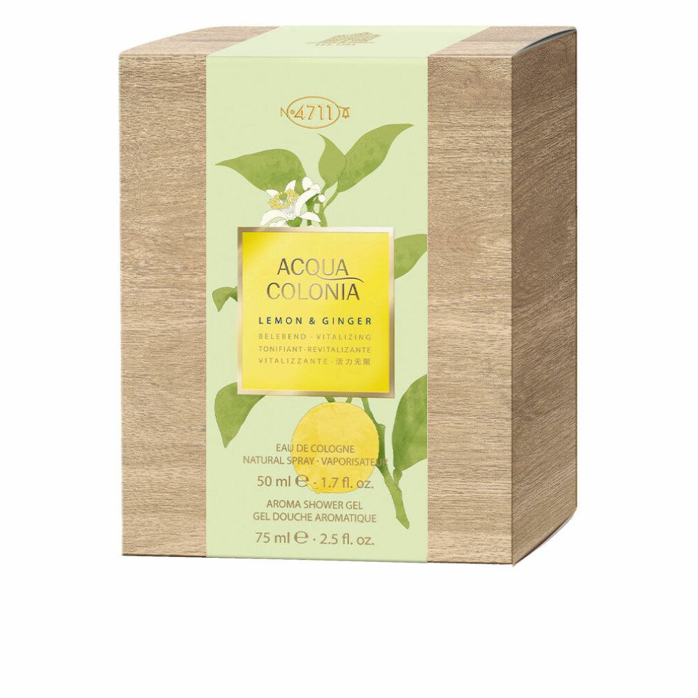 Acqua Colonia 4711 Lemon & Ginger Set - EdC + Shower Gel 2 St