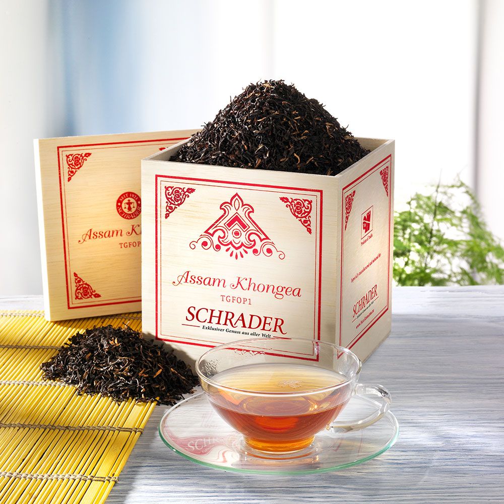 Schrader Schwarzer Tee Assam Khongea TGFOP1