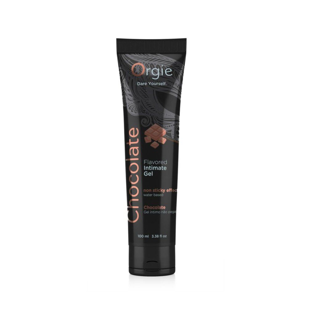 Schwarze Tube mit Schokoladenduft, 100ml.