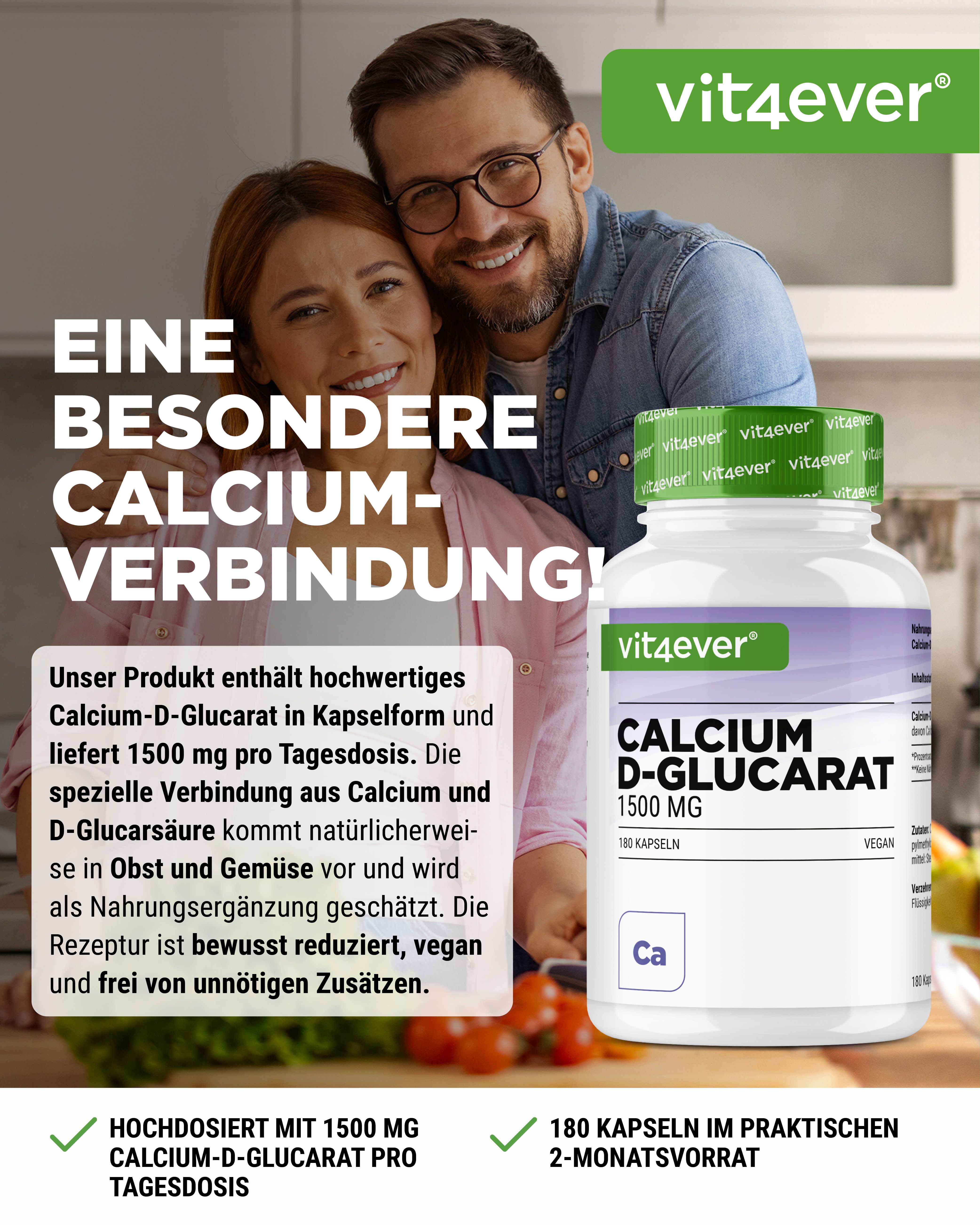 vit4ever Calcium D-Glucarat