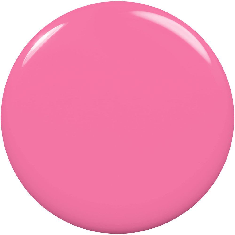 Rosa Nagellack-Fleck. Glänzende, runde Form. Farbton: Pink.
