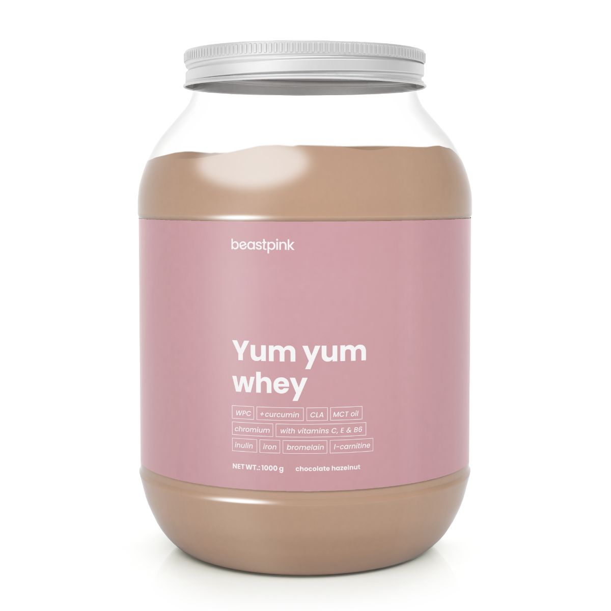 GymBeam Yum Whey Molkenprotein-Konzentrat Pulver 1000 g