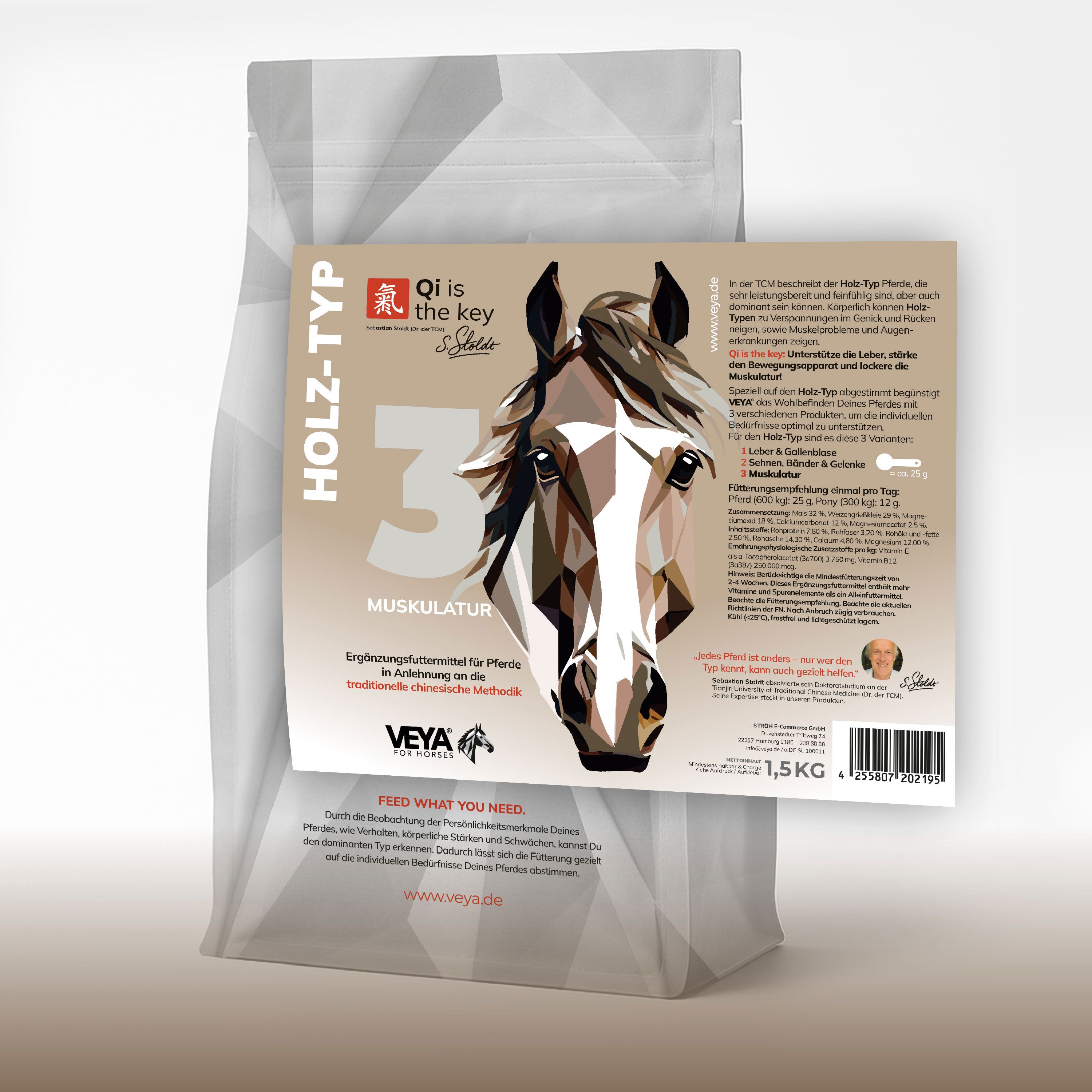 VEYA HOLZ-TYP 3 Muskulatur