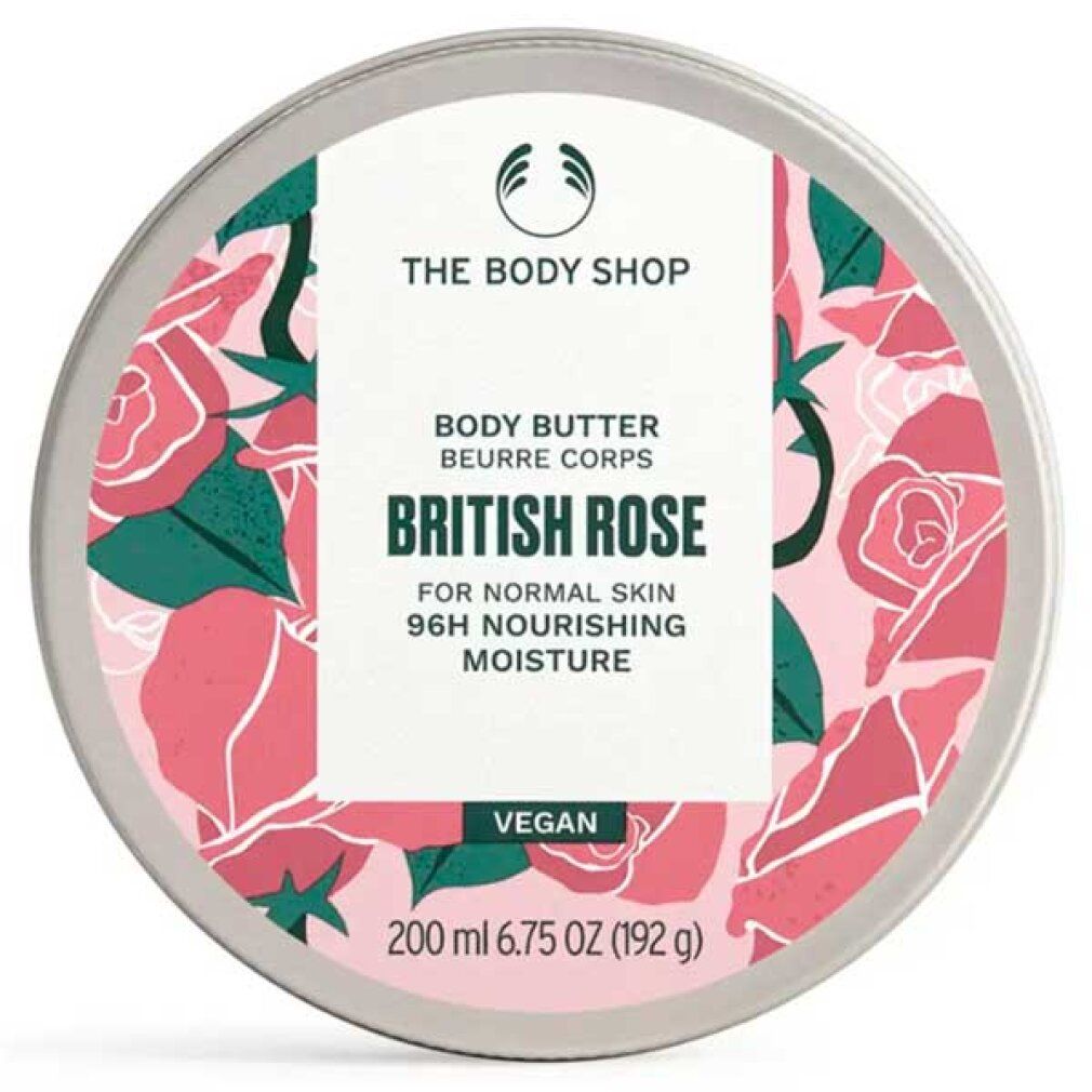 tìlové máslo pro normální pokoku British Rose (Body Butter)